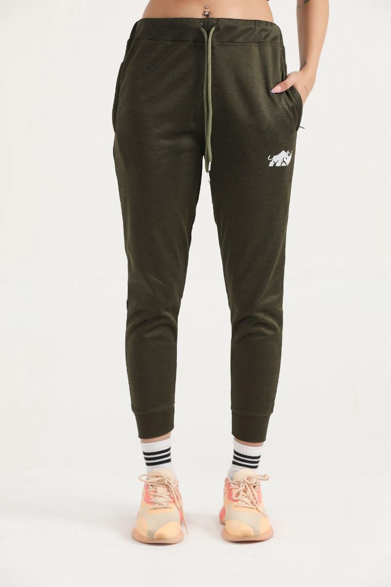 BREEZE JOGGERS - OLIVE GREEN - Luna Active Fit
