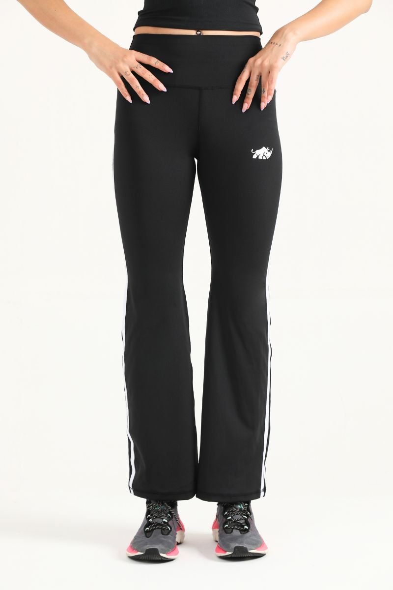 FUSION FLARE LEGGINGS - STRIPES - Luna Active Fit