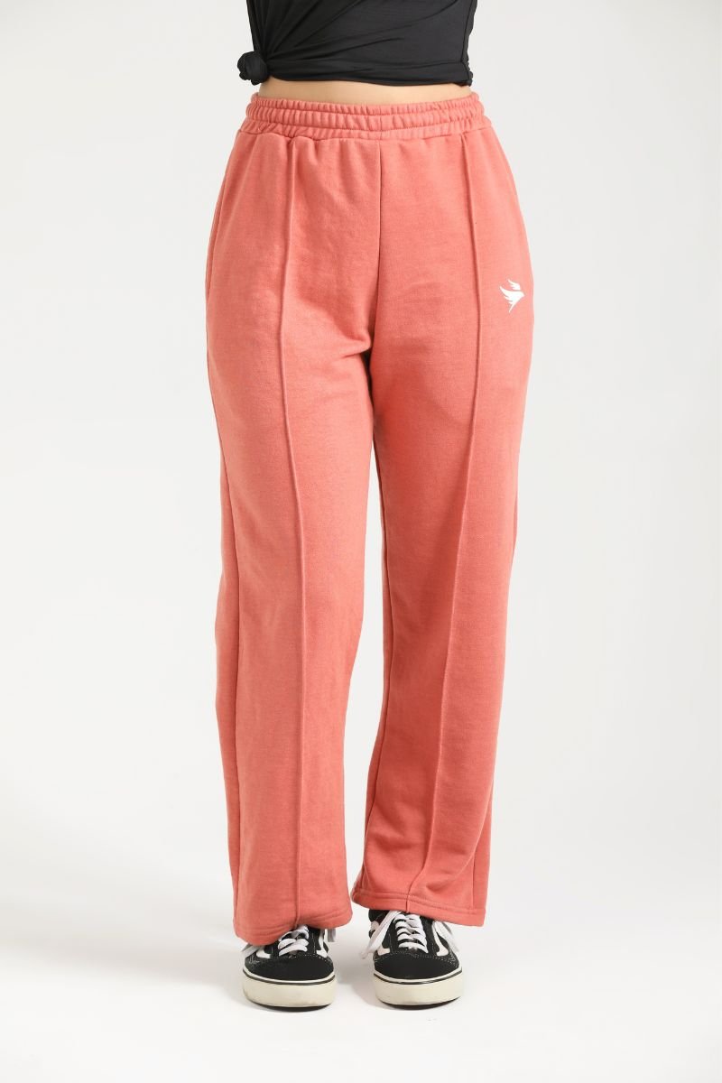 ULTRA COMFORT FLARE FIT TROUSERS - ROSE PINK - Luna Active Fit