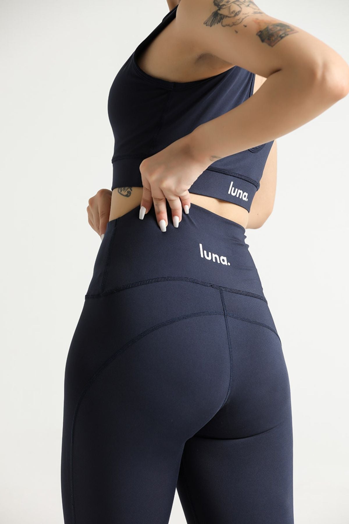 LUNA HURRICANE CONTRAST HIGH WAISTED LEGGINGS - Luna Active Fit