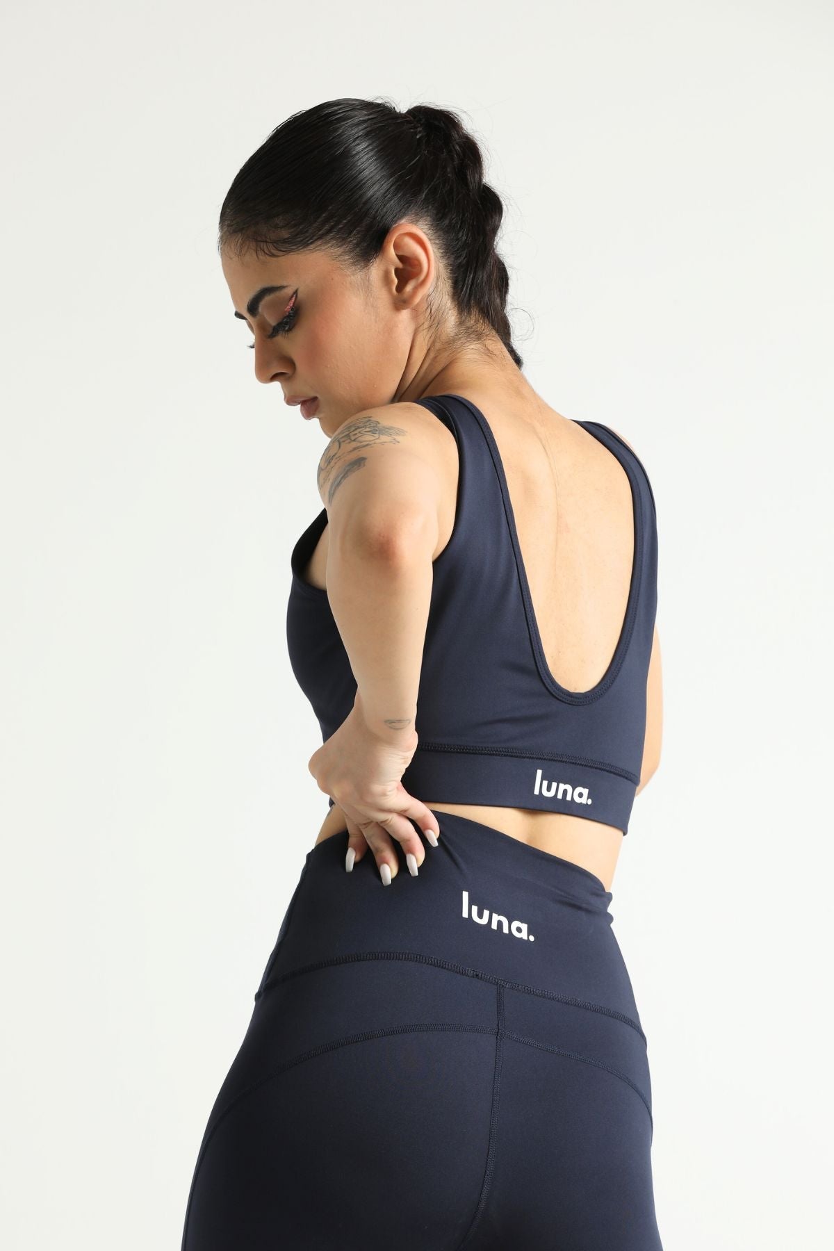 LUNA HURRICANE LOW BACK CROP TOP - Luna Active Fit