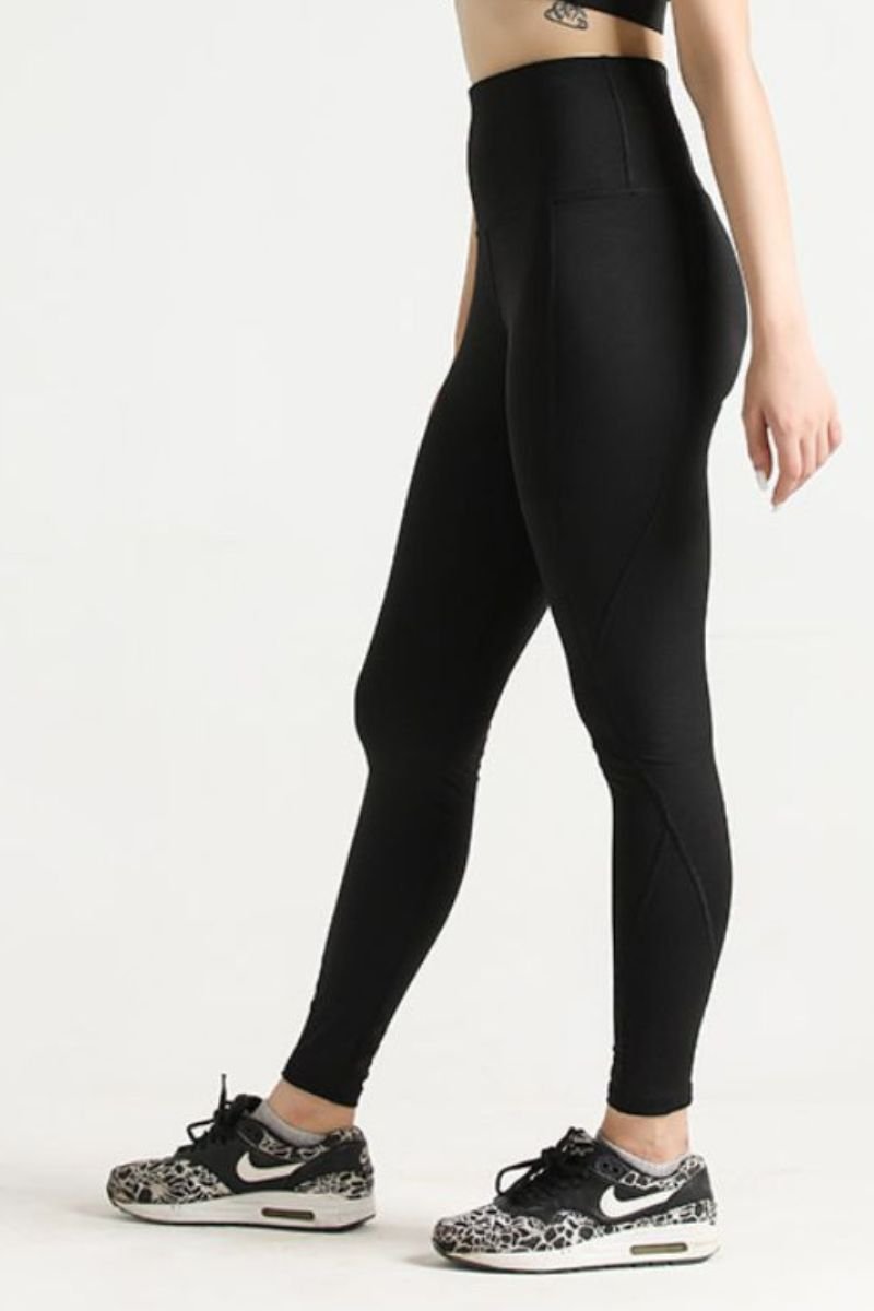 LUNA ULTRA FLEX HIGH WAISTED LUXE LEGGING (BLACK) - Luna Active Fit