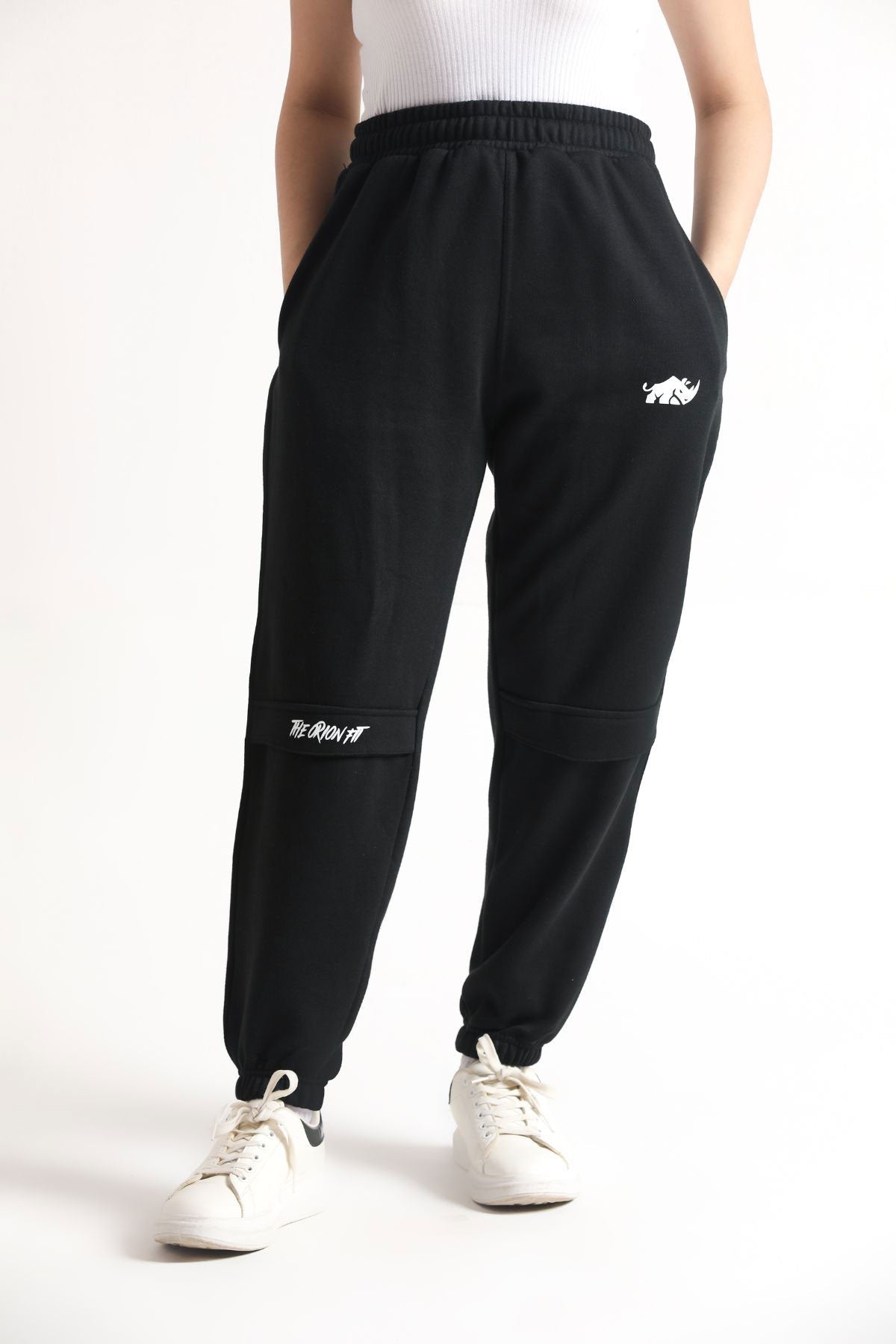 SCULPT ULTRA COMFORT CARGO TROUSERS - BLACK - Luna Active Fit