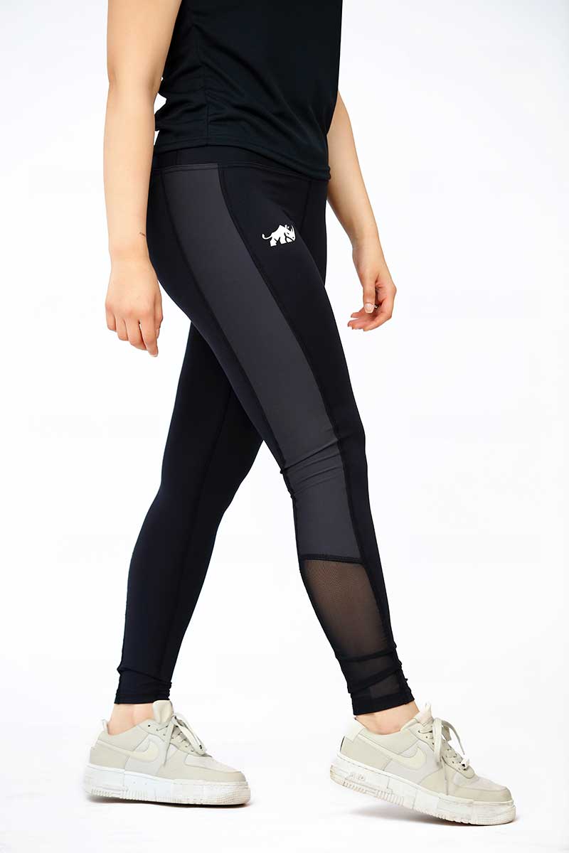 THE INFINITY BLACK SET (SHIRT+LEGGINGS) - The Orion Fit