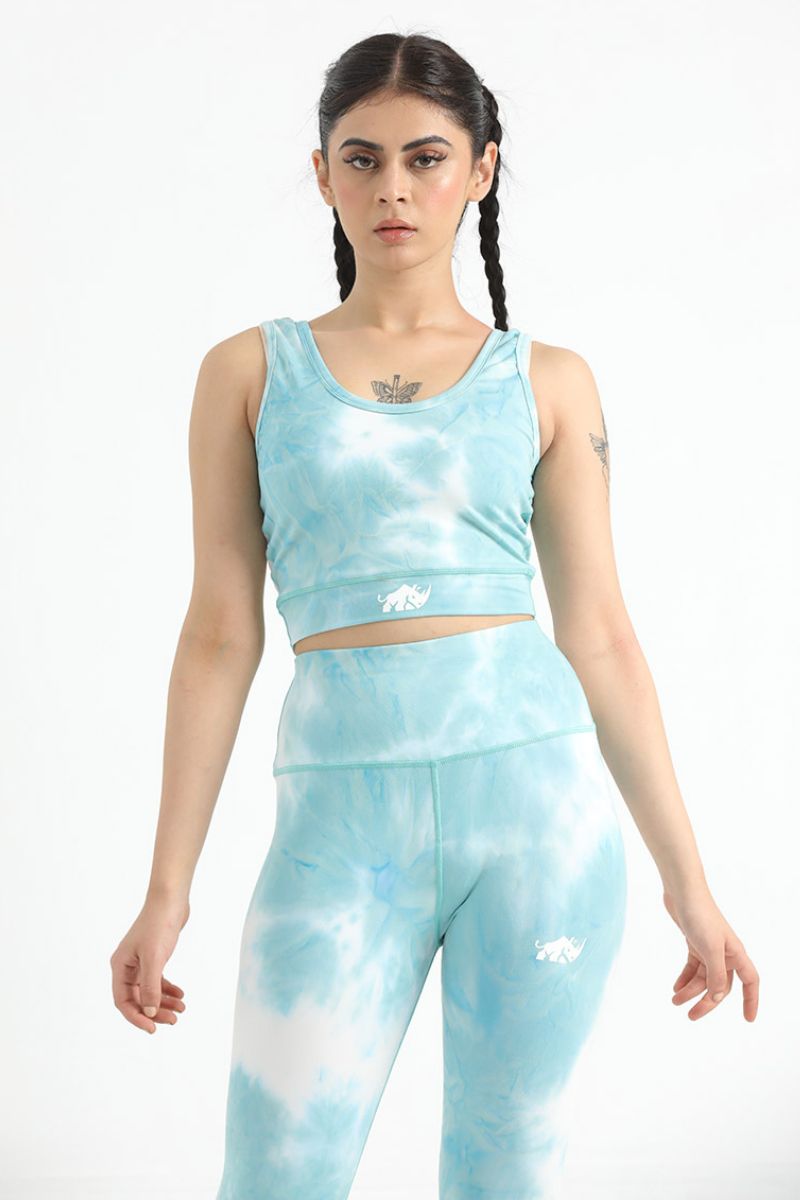 VELOCITY CLOUD SKY GYM SET (TOP+BOTTOM) - Luna Active Fit