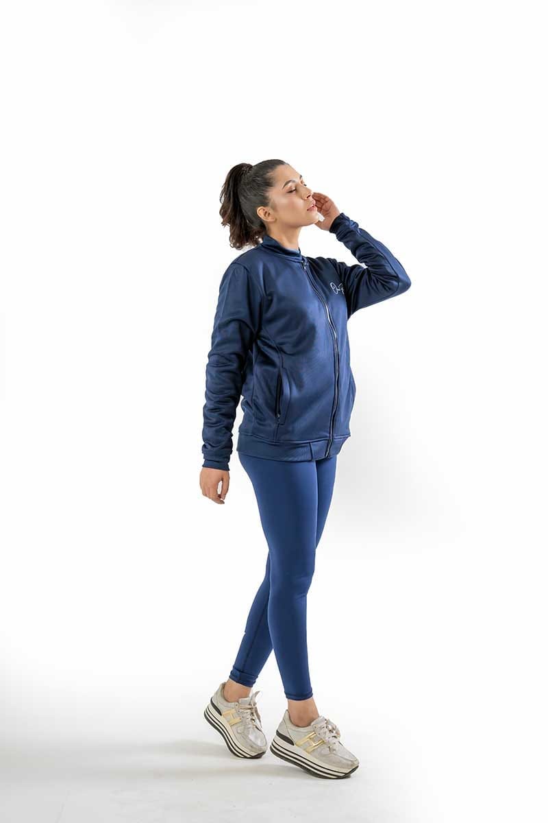 VELOCITY DRI - FIT WOMEN LOOSE FIT ZIPPER JACKET - Luna Active Fit