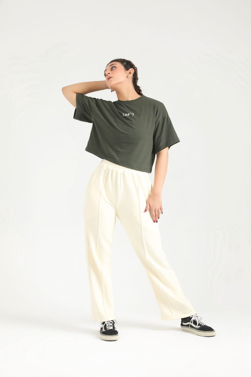 LOOSE FIT GYM CROP SET - Luna Active Fit