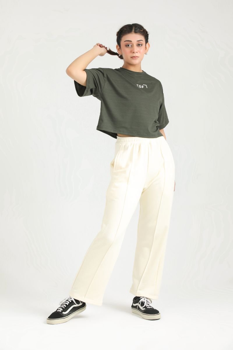 LOOSE FIT GYM CROP SET - Luna Active Fit