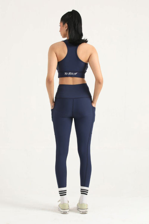 PRO ORION GYM SET - NAVY BLUE - Luna Active Fit