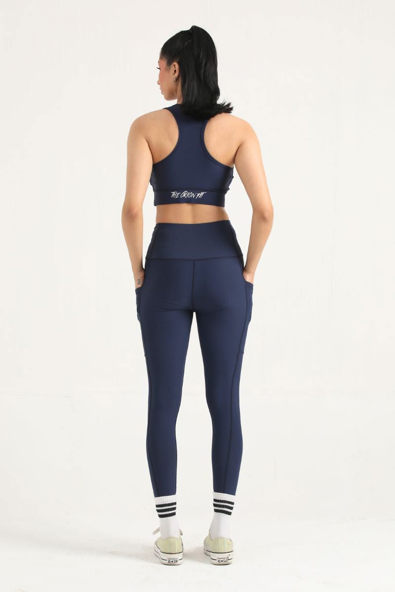 PRO ORION GYM SET - NAVY BLUE - Luna Active Fit