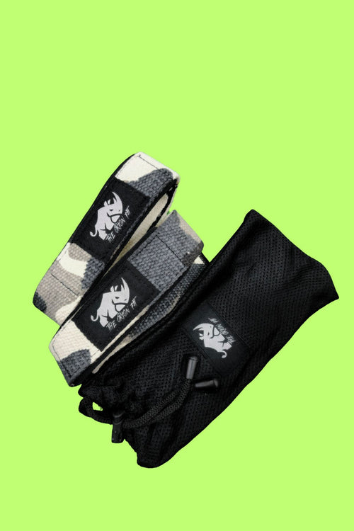 AMPLIFY DEAD LIFT EXTRA COMFORT STRAPS - CAMO SILVER - Luna Active Fit