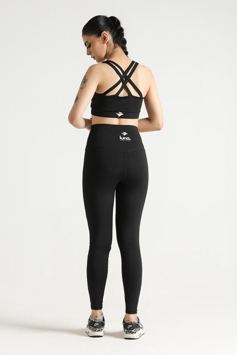 LUNA ACTIVE FLEX CROSS SET - BLACK - The Orion Fit