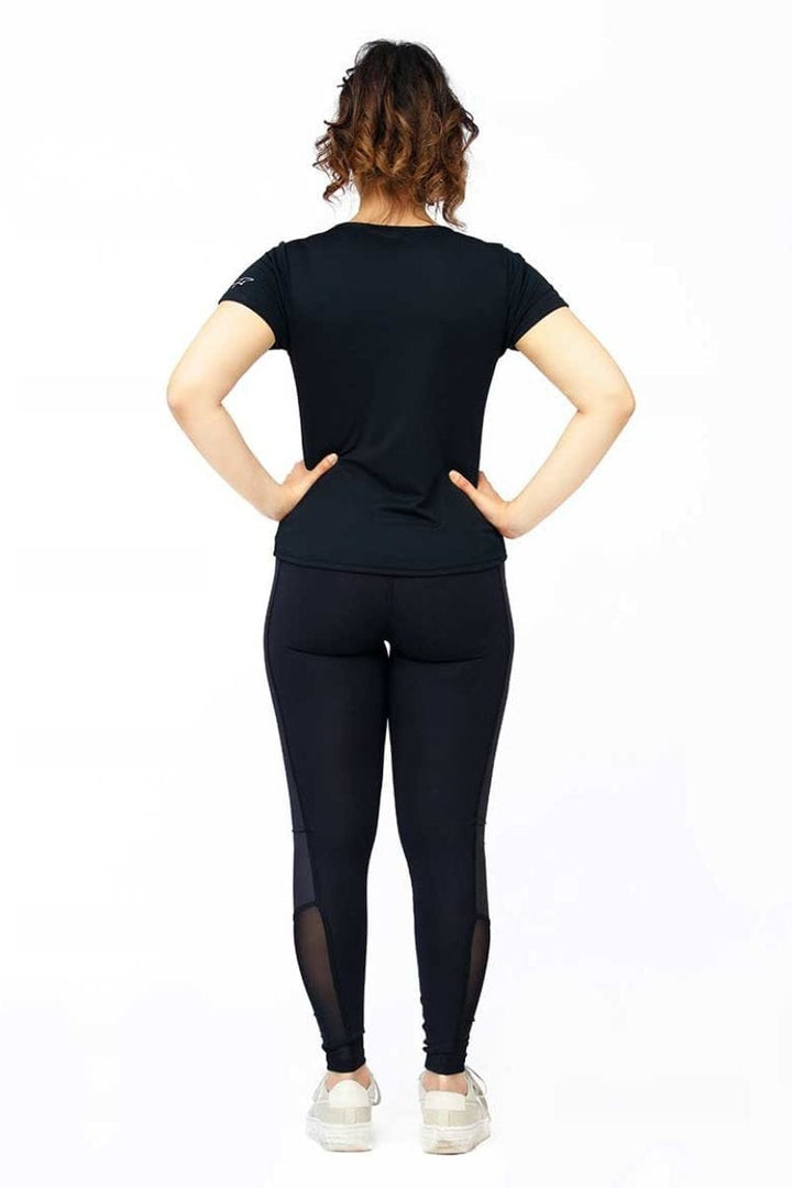 THE INFINITY BLACK SET (SHIRT+LEGGINGS) - The Orion Fit