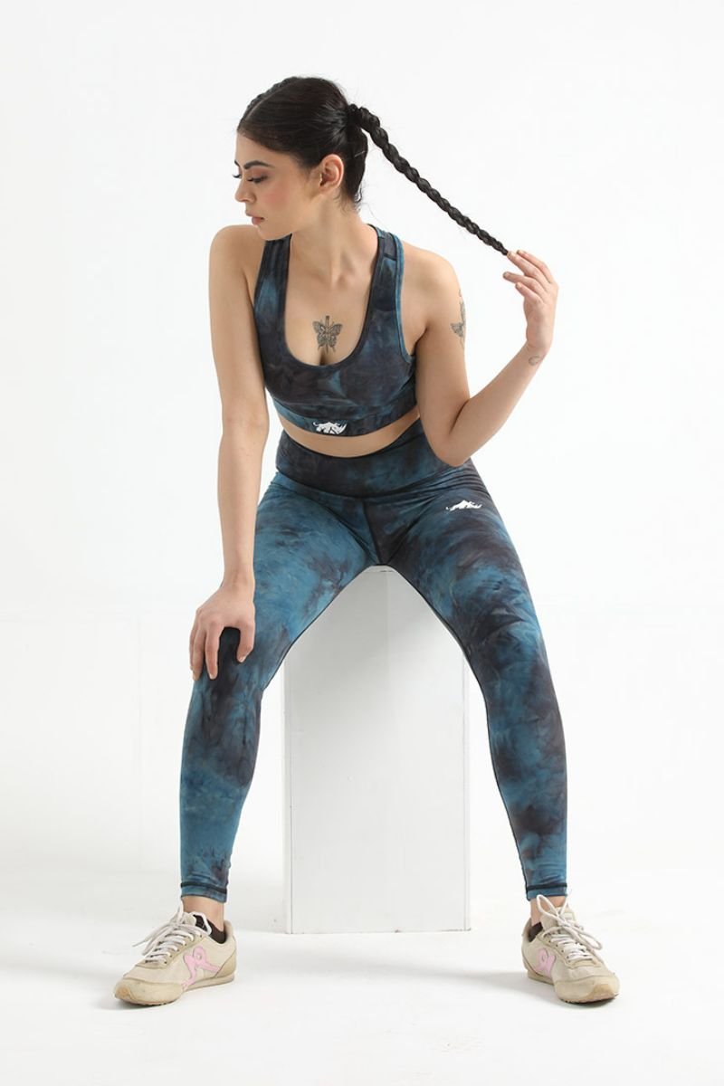 VELOCITY CLOUD PURPLE GYM SET (TOP+BOTTOM) - Luna Active Fit