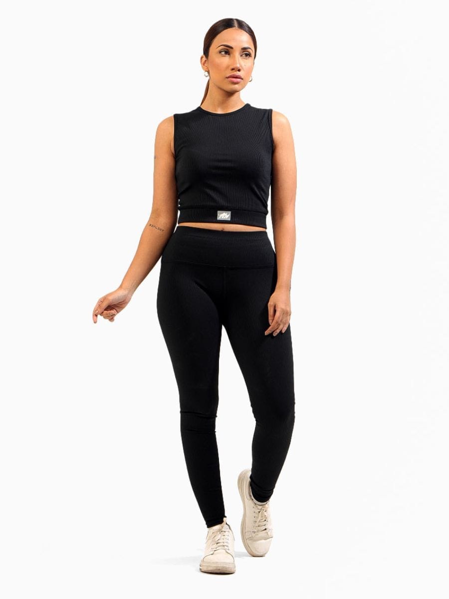 VELOCITY RIBBED GYMSET - TOP & BOTTOM - Luna Active Fit